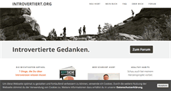 Desktop Screenshot of introvertiert.org