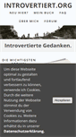 Mobile Screenshot of introvertiert.org